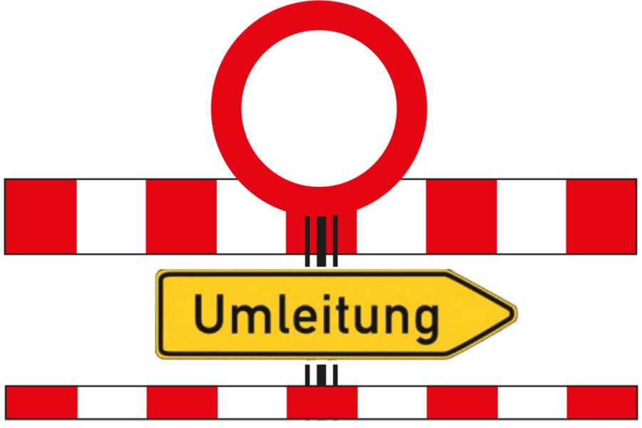 Straßensperrung