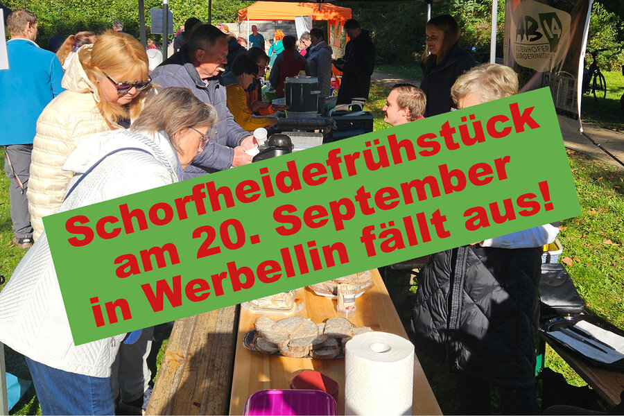 Schorfheidefrühstück 2026 abgesagt