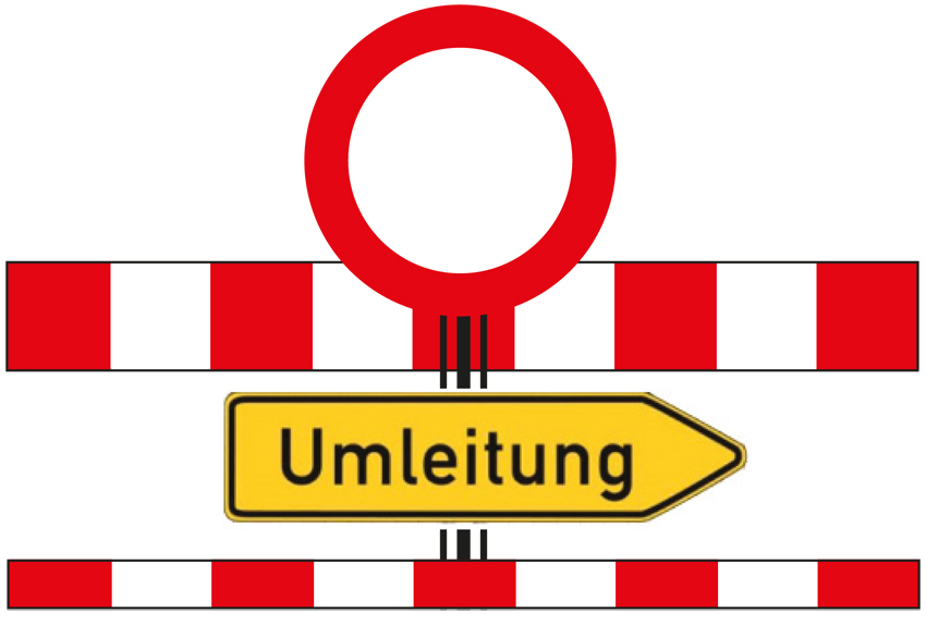 Straßensperrung